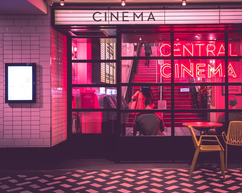 Dark cinema seats Iranium screening